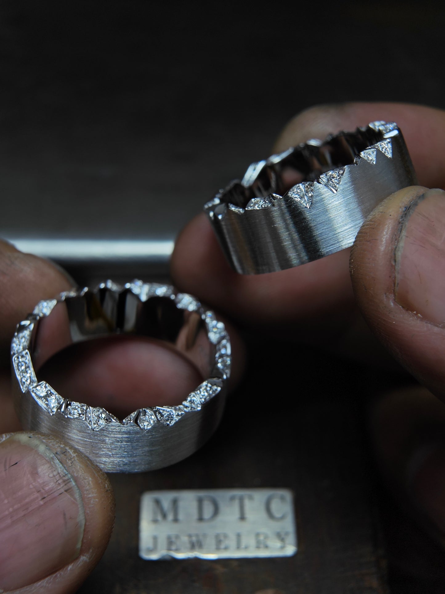 Anillo artesanal de girasol | Anillo de diamantes envío gratuito