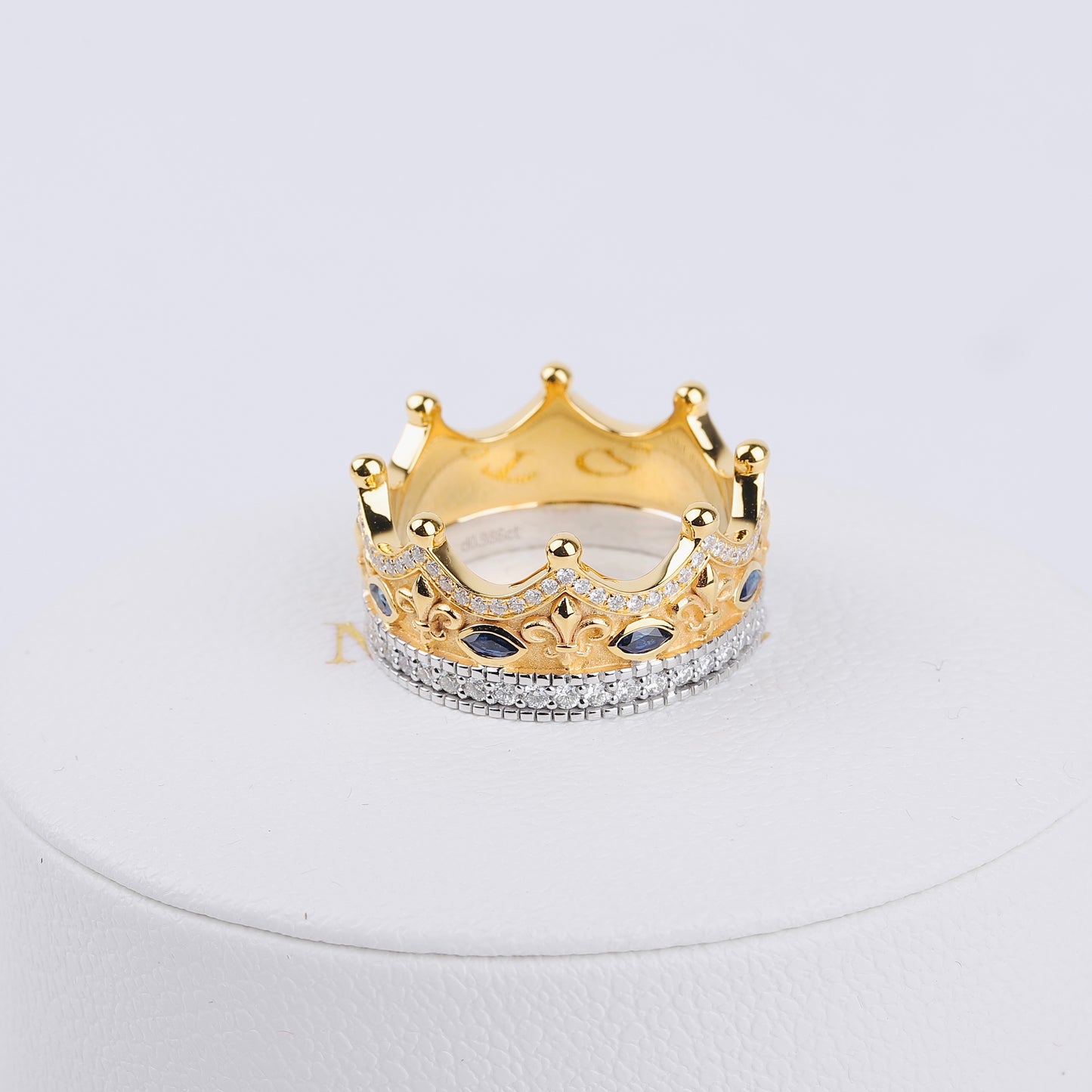 Handcrafted Crown Ring