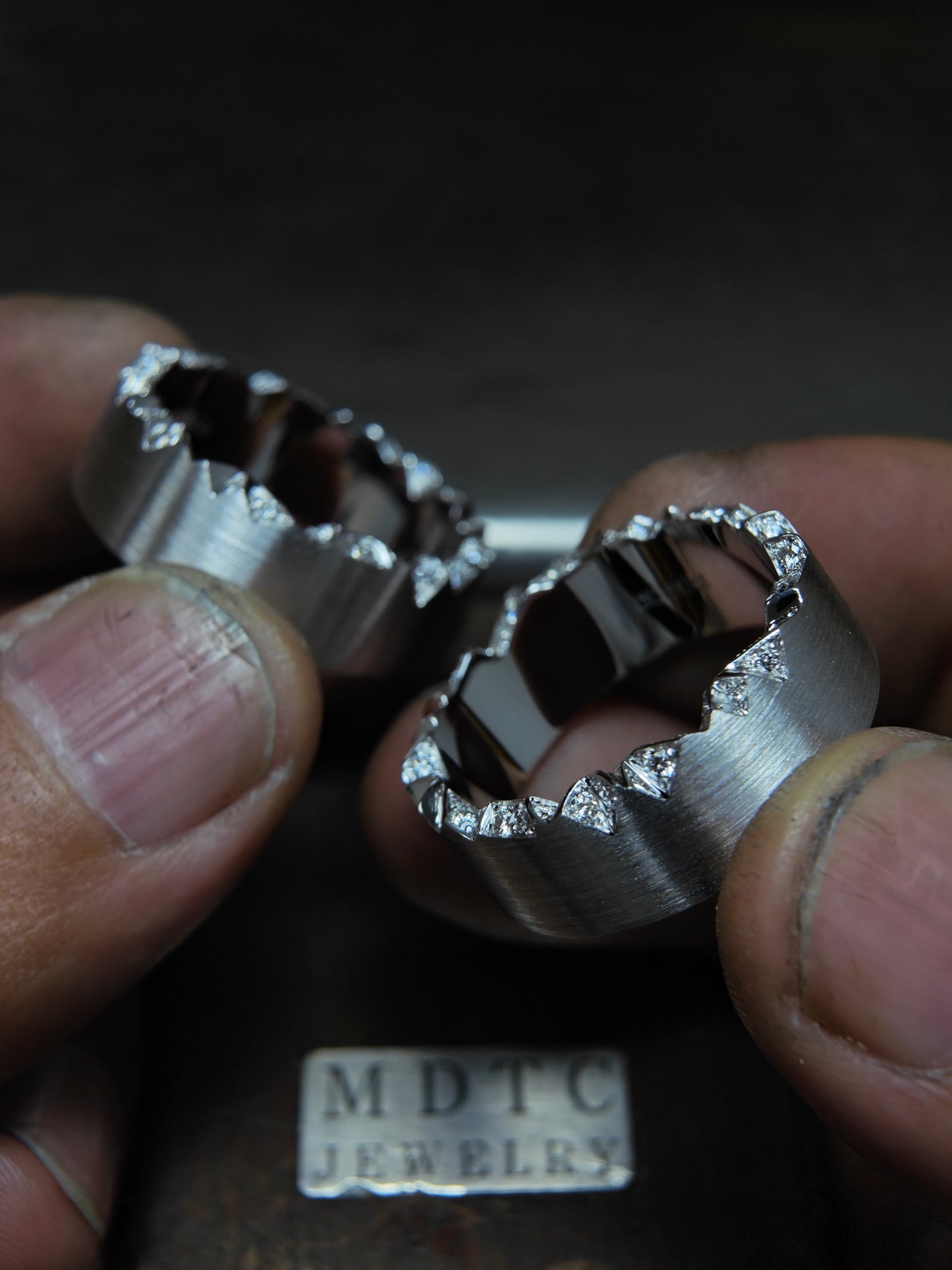 Anillo artesanal de girasol | Anillo de diamantes envío gratuito